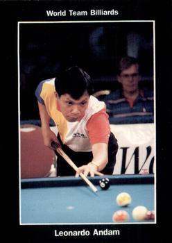 1993 Pro Billiards Tour #105 Leonardo Andam Front
